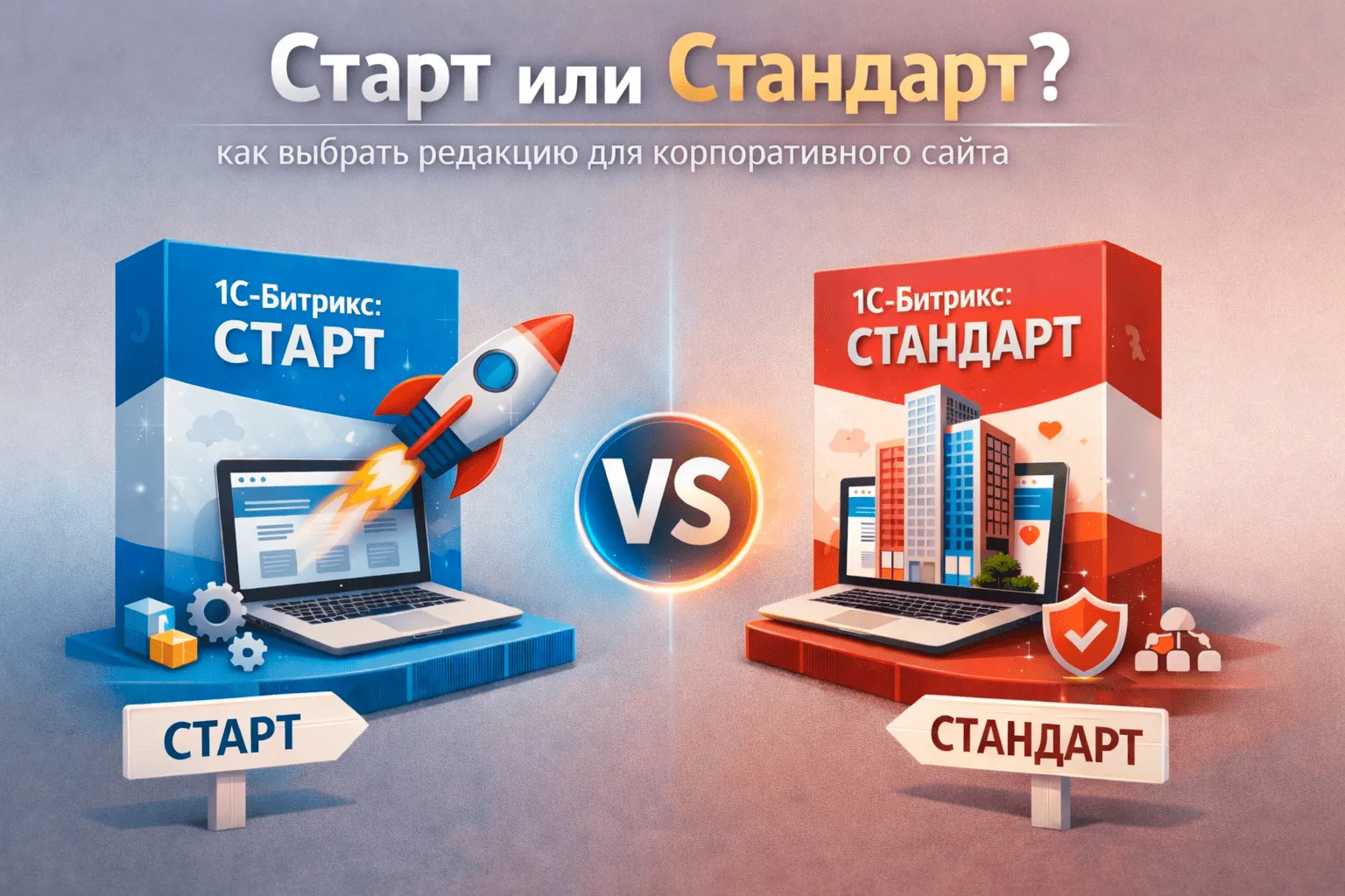 Старт или Стандарт: как выбрать редакцию для корпоративного сайта в Липецке